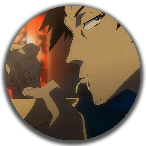 🥢 Стикер «Samurai Champloo - Mugen» для Telegram
