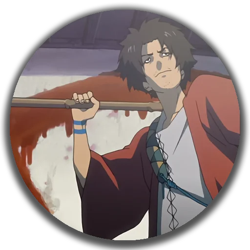 😏 Стикер «Samurai Champloo - Mugen» для Telegram