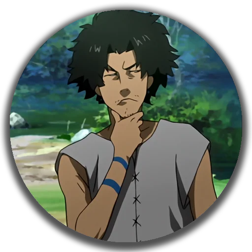 🤔 Стикер «Samurai Champloo - Mugen» для Telegram