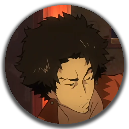 😒 Стикер «Samurai Champloo - Mugen» для Telegram