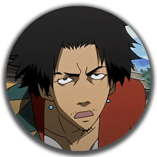 😥 Стикер «Samurai Champloo - Mugen» для Telegram
