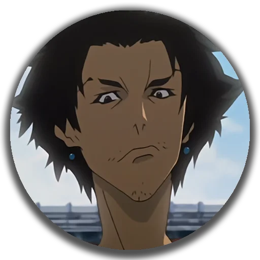 😕 Стикер «Samurai Champloo - Mugen» для Telegram