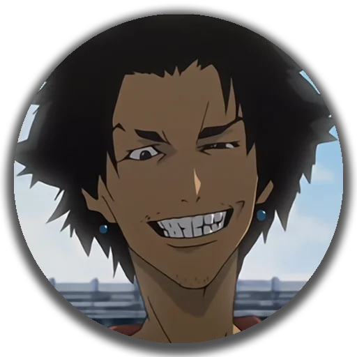 😁 Стикер «Samurai Champloo - Mugen» для Telegram