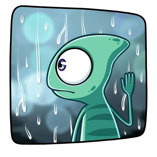 🌧 Стикер «Чамс» для Telegram