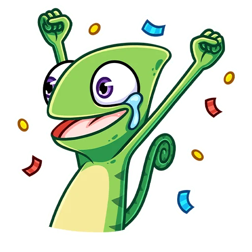 🥳 Стикер «Чамс» для Telegram