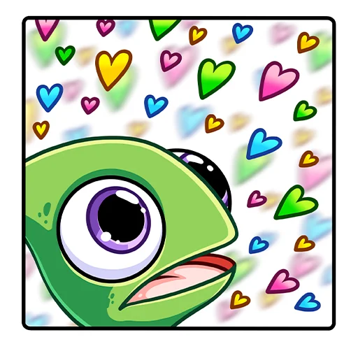 🤩 Стикер «Чамс» для Telegram