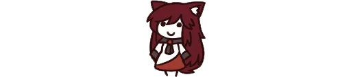 😀 Стикер «Cham&;s Wolf Waifu» для Telegram