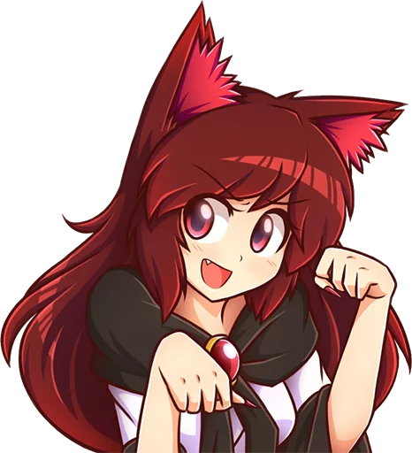 😎 Стикер «Cham&;s Wolf Waifu» для Telegram