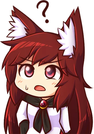 😋 Стикер «Cham&;s Wolf Waifu» для Telegram