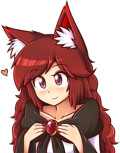 😳 Стикер «Cham&;s Wolf Waifu» для Telegram