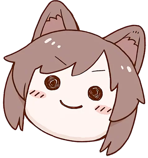 😎 Стикер «Cham&;s Wolf Waifu» для Telegram