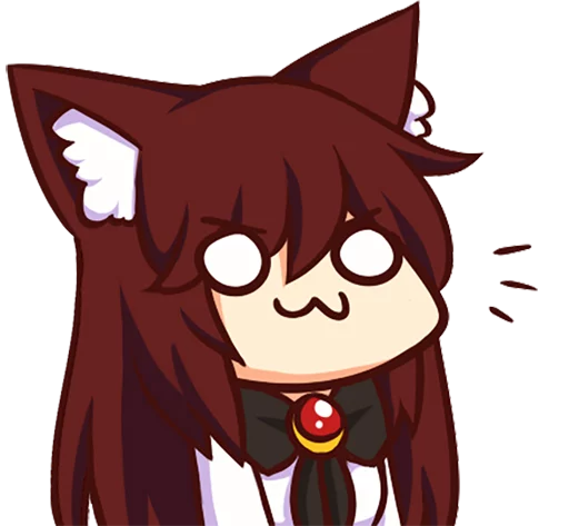😏 Стикер «Cham&;s Wolf Waifu» для Telegram