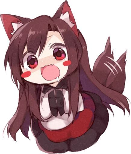 😃 Стикер «Cham&;s Wolf Waifu» для Telegram