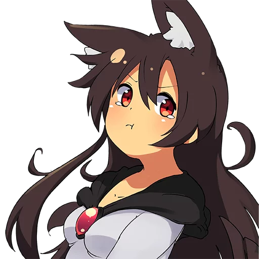 😠 Стикер «Cham&;s Wolf Waifu» для Telegram