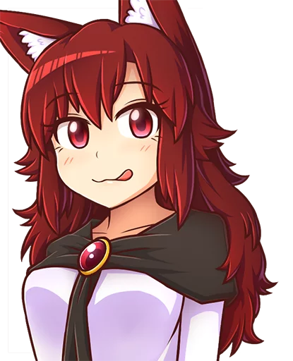 😋 Стикер «Cham&;s Wolf Waifu» для Telegram