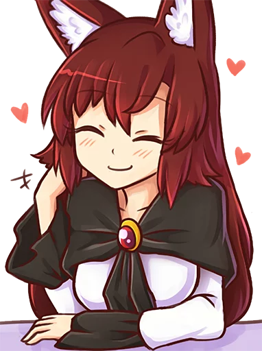 😊 Стикер «Cham&;s Wolf Waifu» для Telegram