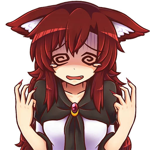 😖 Стикер «Cham&;s Wolf Waifu» для Telegram
