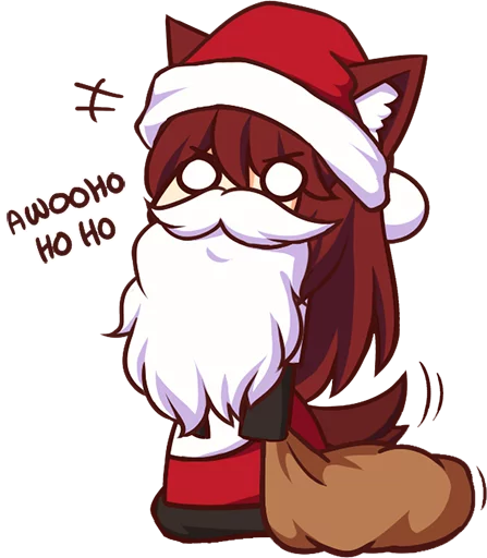 🤶 Стикер «Cham&;s Wolf Waifu» для Telegram