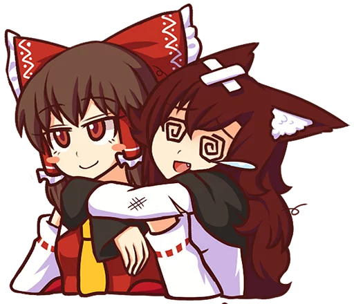 😵 Стикер «Cham&;s Wolf Waifu» для Telegram