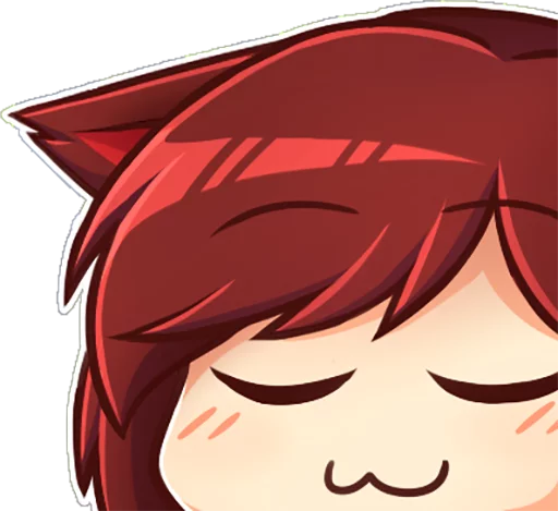 😴 Стикер «Cham&;s Wolf Waifu» для Telegram