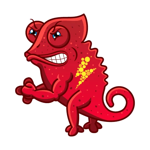 😡 Стикер «Chameleon» для Telegram