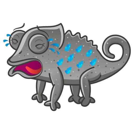 😭 Стикер «Chameleon» для Telegram