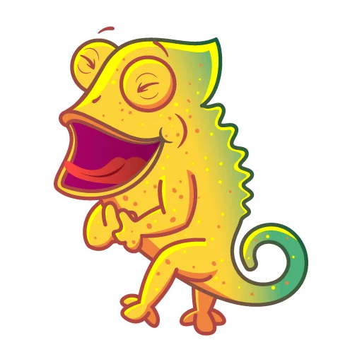 😀 Стикер «Chameleon» для Telegram