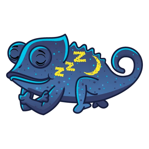 😴 Стикер «Chameleon» для Telegram