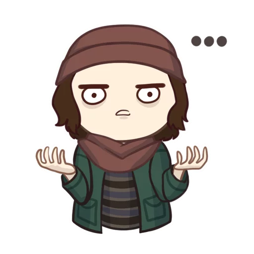 😟 Стикер «Клара» для Telegram