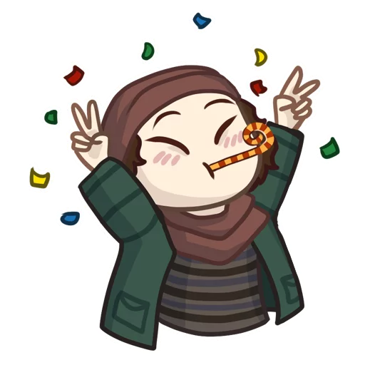 🎉 Стикер «Клара» для Telegram