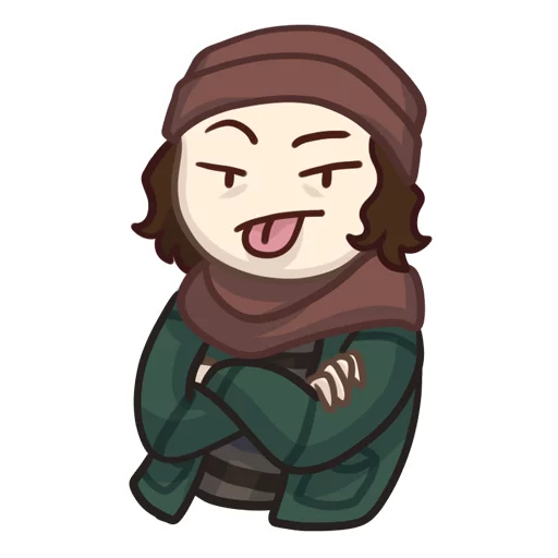 😜 Стикер «Клара» для Telegram