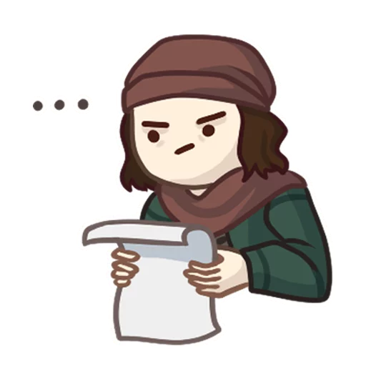 😕 Стикер «Клара» для Telegram