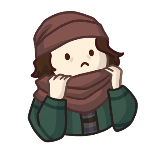 ❄ Стикер «Клара» для Telegram