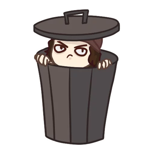 🗑 Стикер «Клара» для Telegram