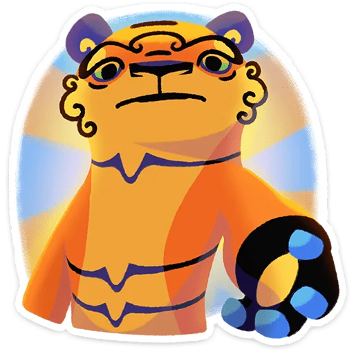 ⭐ Стикер «Чао Хао» для Telegram