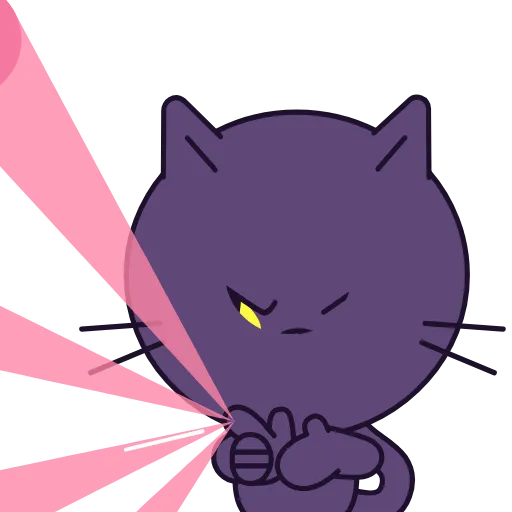 Стикерпак Chaos Cat для Telegram