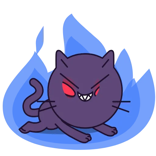 😈 Стикер «Chaos Cat» для Telegram
