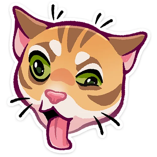 🐱 Стикер «Рыжий» для Telegram