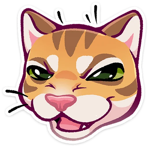 🐱 Стикер «Рыжий» для Telegram