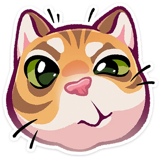 🐱 Стикер «Рыжий» для Telegram