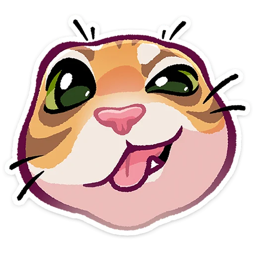 🐱 Стикер «Рыжий» для Telegram