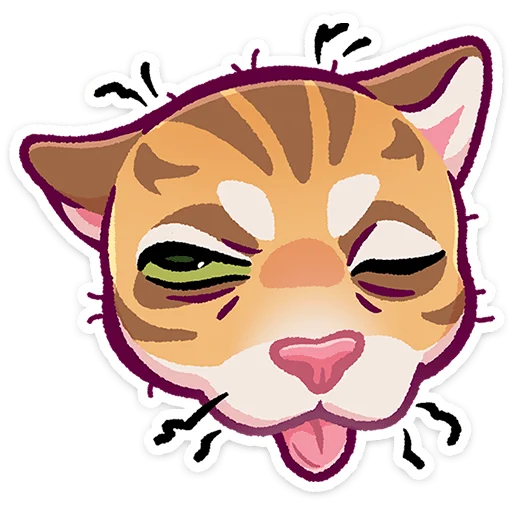 🐱 Стикер «Рыжий» для Telegram