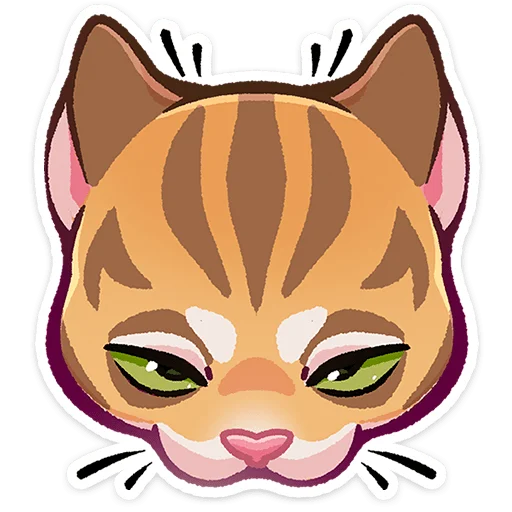 🐱 Стикер «Рыжий» для Telegram