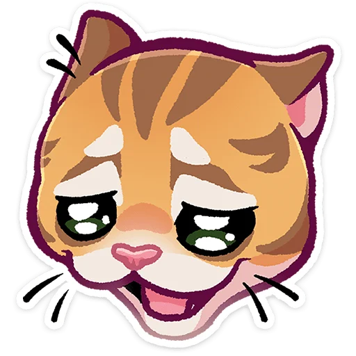 🐱 Стикер «Рыжий» для Telegram
