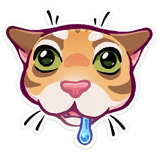 🐱 Стикер «Рыжий» для Telegram
