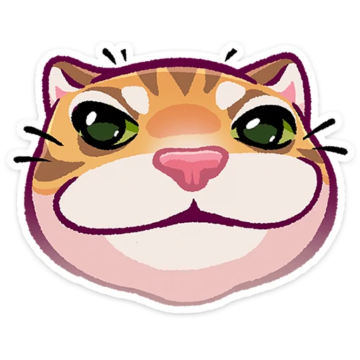 🐱 Стикер «Рыжий» для Telegram
