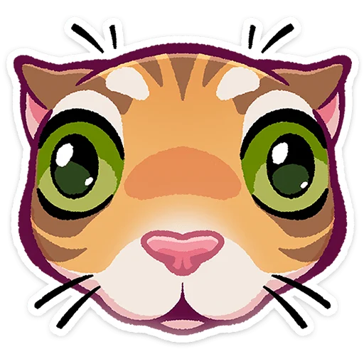 🐱 Стикер «Рыжий» для Telegram