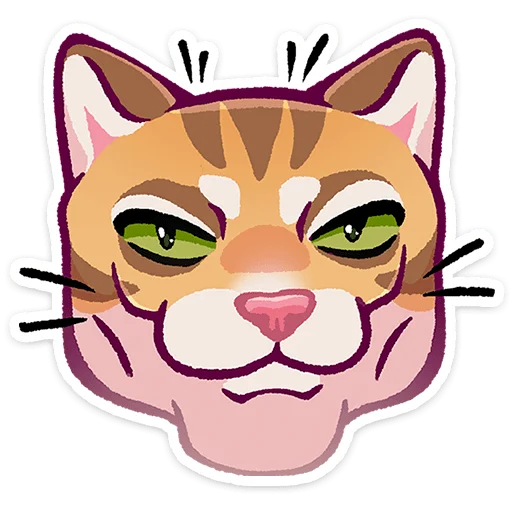 🐱 Стикер «Рыжий» для Telegram
