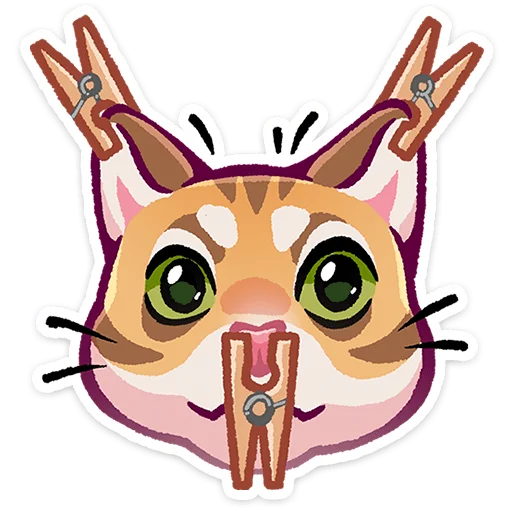 🐱 Стикер «Рыжий» для Telegram