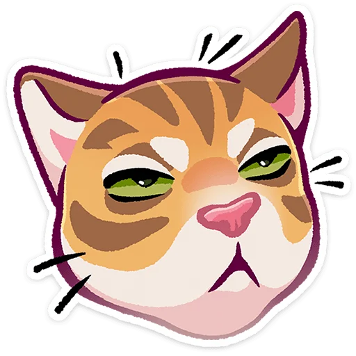🐱 Стикер «Рыжий» для Telegram